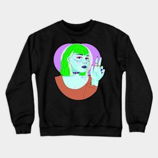 Green Witch Crewneck Sweatshirt